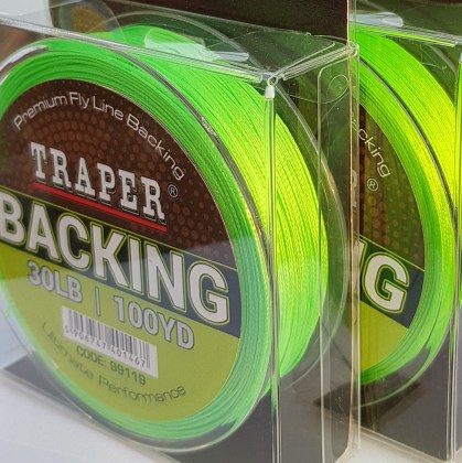 Backing traper green podkład pod sznur muchowy zielony 